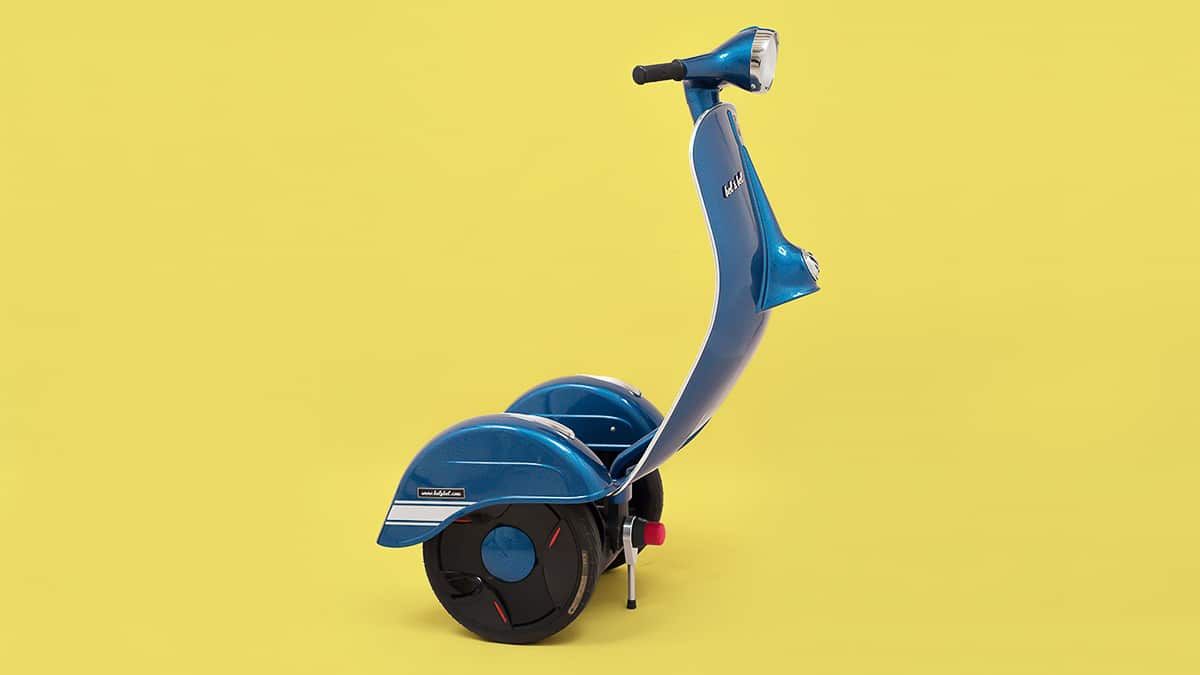 Bel&Bel monowheel Z-One ! L'insolite Vespa à une roue ! - Moto-Station